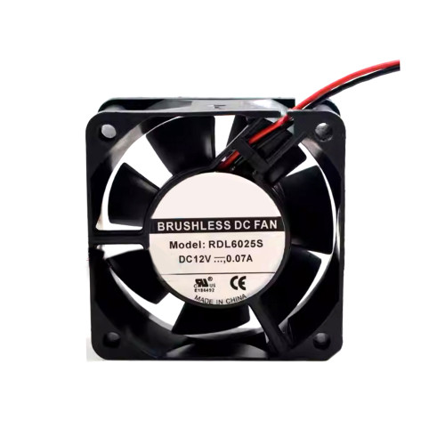 Cooling Fan RDL6025S DC12V 0.07A 6CM 2Lines New 6015
