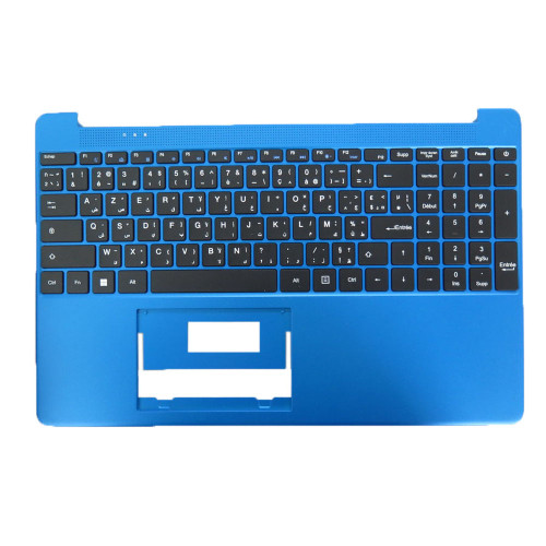 Laptop Blue PalmRest&Keyboard For Gateway GWTN156-4 GWTN156-4BL GWTN156-TLK GWTN156-TLKA Arabic French ARFR No Touchpad New