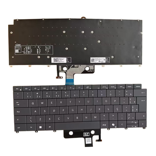 Laptop Keyboard For DELL Pro 14 Premium PA14250 Pro Max 14 Premium MA14250 Pro Max 16 Premium MA16250 Brazilian BR Black With Backlit