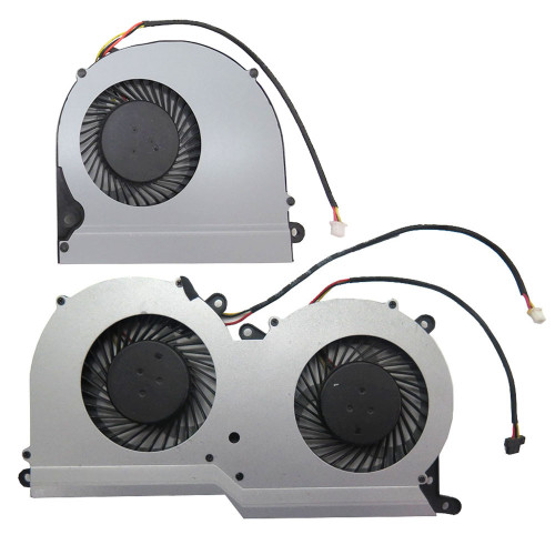 Laptop CPU GPU Fan For CLEVO P650SA P651SA P655SA P670SA P671SA P650SE P651SE P655SE P670SE P671SE P651SG P670SG P671SG DC5V A Pair New