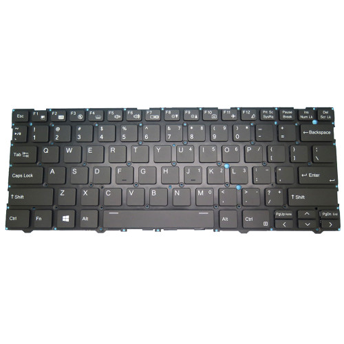 Laptop Keyboard For CLEVO NV40MB NV40ME NV40MJ NV40MK NV40MZ NV41MB NV41ME NV41MJ NV41MK NV41MZ NV41PNH NV41PNJ NV41PNK NV41PZ NV41RZ NV45PZ English US Black With Backlit New
