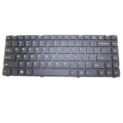 Laptop Keyboard For CLEVO N240BU N240GU N240JU N240LU N240PU N241BU N241JU N241LU N241PU N240WU N241WU English US Black Without Frame New