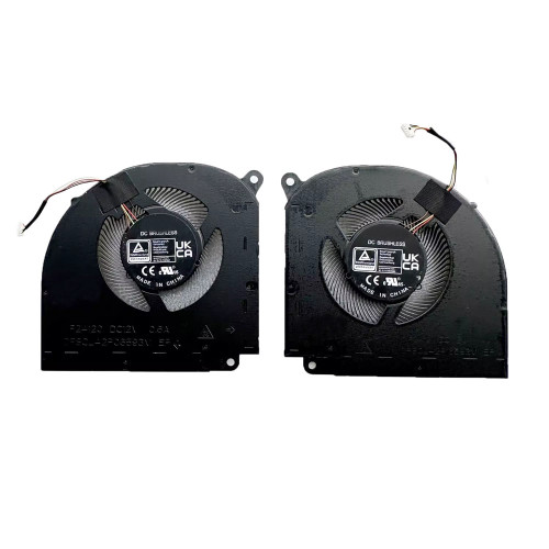 Laptop CPU GPU FAN DFSCL42P06593M EP F24120 DFSCL42P16593M EP F24121 4PIN DC12V 0.6A Black Cooling FAN New