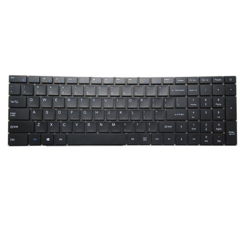 Laptop No Backlit Keyboard For FUNHOUSE F10 English US Black No Frame New