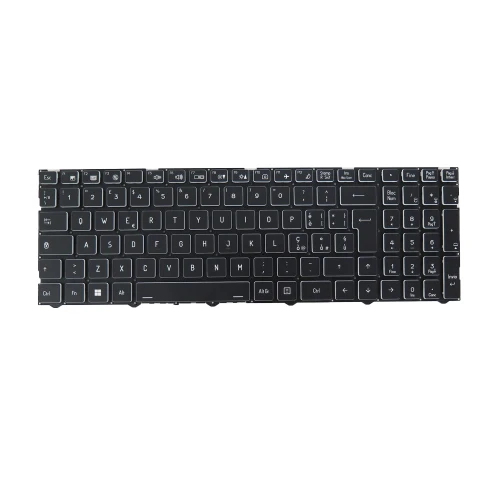 Laptop No Backlit Keyboard For CLEVO CVM18H96I09430D 6-80-N1510-10B-1 Italy IT No Frame New