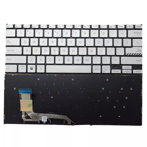 Laptop Keyboard For ASUS ASUS Vivobook 14 F1404GA United States US Silver
