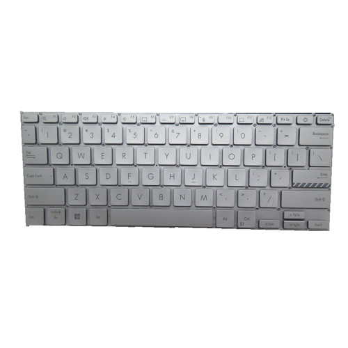 Laptop Keyboard For ASUS Vivobook 14 S1404 S1404ZA S1404VA S1404VAP Silver Without Frame With Backlit United States US