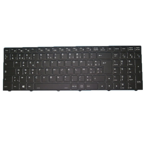 LED PER KEY Laptop Colourful Backlit Keyboard For CLEVO PA70 PA71 CVM17L26B0J430 6-80-PA7E0-240-1 Belgium BE Black Frame New
