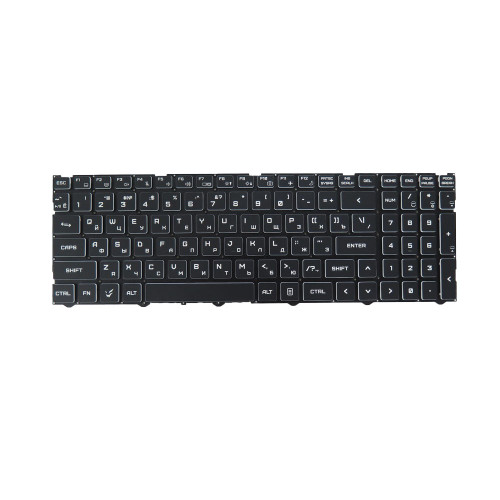 Laptop No Backlit Keyboard CVM18H93SU9430F7 6-80-PC510-28A-1D1 Russian RU With Black Frame New