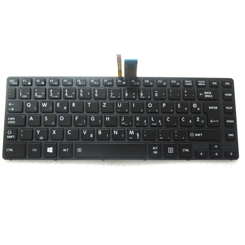 Laptop Keyboard For Toshiba Portege A30T-C A30T-C1340 Slovenian SL Black With Backlit Without Pointing