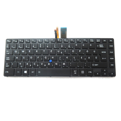 Laptop Keyboard For Toshiba Tecra A40-C PS461C-0M9064 PS463C PS465C-005001 Hungary HU Black With Backlit&Pointing