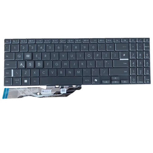 Laptop Keyboard For ASUS V16 V3607VJ V3607VU V3607VH V3607VM V3607VP Black With Crystal keycaps With Backlit  United Kingdom UK