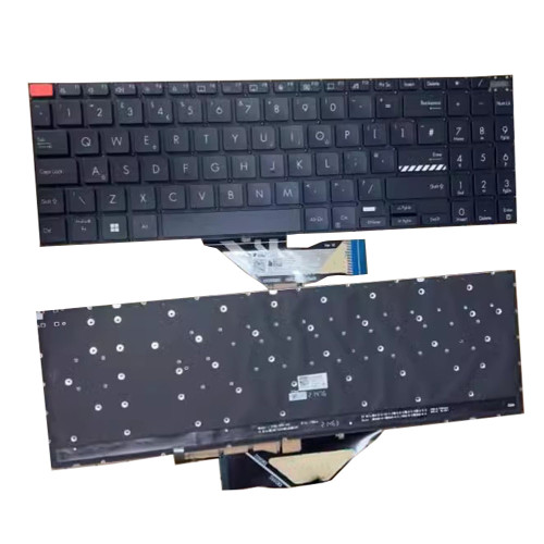 Laptop Keyboard For ASUS Vivobook S15 ASM21N66GBJ5281 0KN1-EH1UK12 With Backlit United Kingdom UK Black