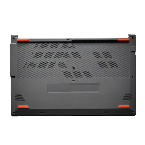 Laptop Bottom Case For ASUS Vivobook Go 15 F1504GA Black With 4 orange feet
