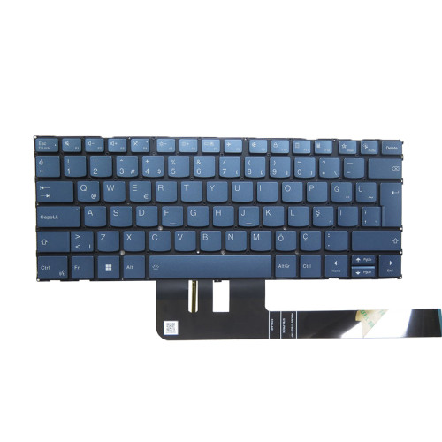 Laptop Keyboard For Lenovo Slim 7 14IMH9 83D8 Turkey TR With Backlit Blue New