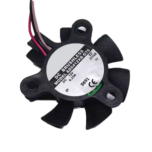 Cooling Fan For ADDA AD0412XB-G76 DC12V 0.25A 3-wire New