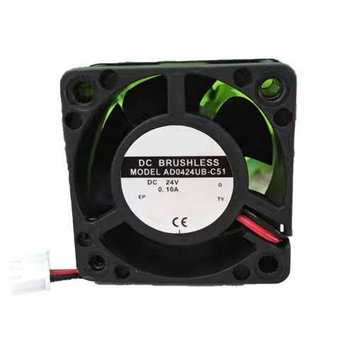 Cooling Fan For ADDA AD0424UB-C51 DC24V 0.1A 2-wire New