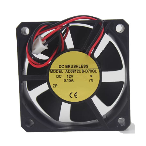 Cooling Fan For ADDA AD0612US-D70GL DC12V 0.15A 2-wire New