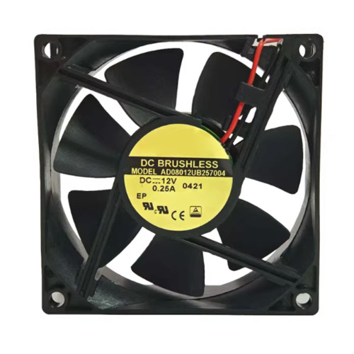 Cooling Fan For ADDA AD08012UB257004 DC12V 0.25A 2-wire New