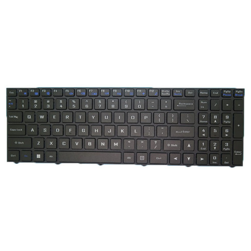 Laptop Backlit Keyboard For CLEVO CVM18H960094301 6-80-N15Z3-19A-1 Uniited States US Black Frame New