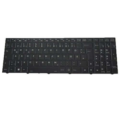 Laptop Keyboard For CVM18H96D09430E 6-80-NJ510-07B-1 German GR Black Frame New