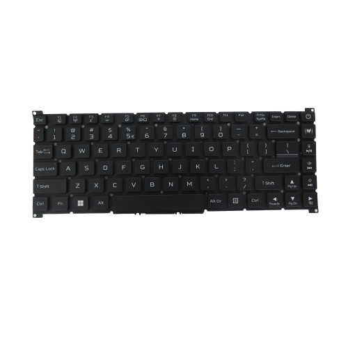 Laptop RGB Backlit Keyboard For SG04P_P12B3L NKI141S0JL PK133MC1A00 AEZGNR00020V194766AS English US Black Colourful Backlit New