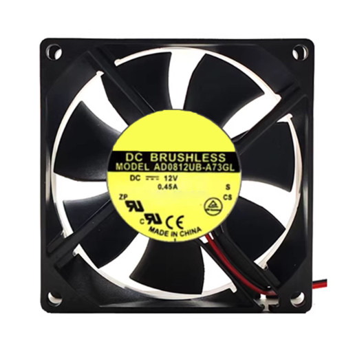 Cooling Fan For ADDA AD0812UB-D91GP DC12V 0.28A 2-wire New