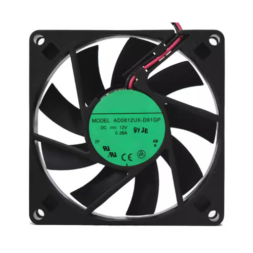 Cooling Fan For ADDA AD0812UX-D91GP DC12V 0.28A 2-wire New