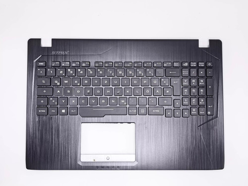 Laptop PalmRest&Keyboard For ASUS FX53VW Black Top Case Black Backlit German GR QWERTZ Keyboard