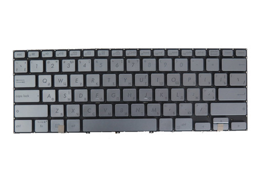 Laptop Keyboard For ASUS UM462 UM462DA Russian RU Silver Without Backlit Film