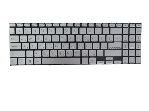 Laptop Keyboard For ASUS VivoBook 15 F1502ZA Without Frame Silver Russian RU Without Backlit
