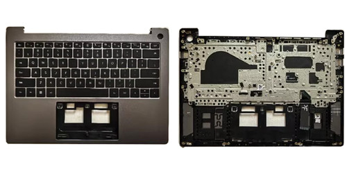 Laptop PalmRest&Keyboard For HUAWEI MateBook D 14 MDF-X MDF-16 Gray TOP Case With Backlit United States US Black keyboard