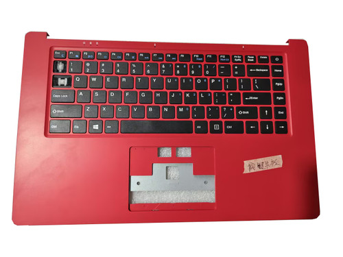 Laptop PalmRest&keyboard For MB30011008 YXT-NB93-154 E156CHR RED Top Case United States US Black keyboard Used