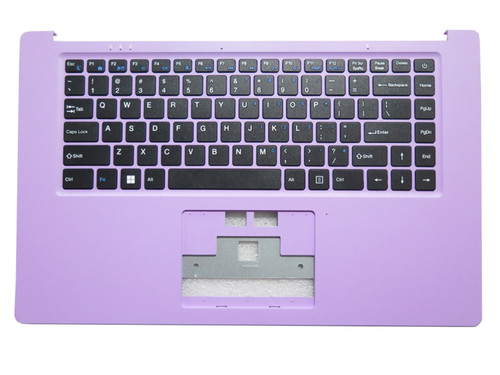 Laptop PalmRest&keyboard For MB30011008 YXT-NB93-154 E156CHR Purple Top Case United States US Black keyboard Used