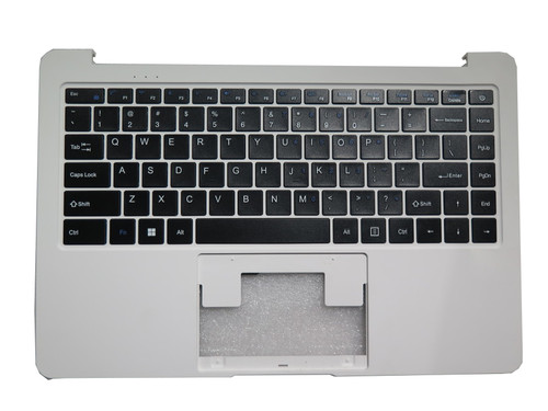 Laptop PalmRest&keyboard For XS290-6 XK-XS011 T1416 White Top Case United States US Black keyboard Used