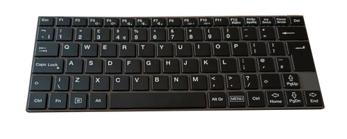 Laptop Keyboard For Mildef Lizard RW11 United Kingdom UK Black With Brown Frame