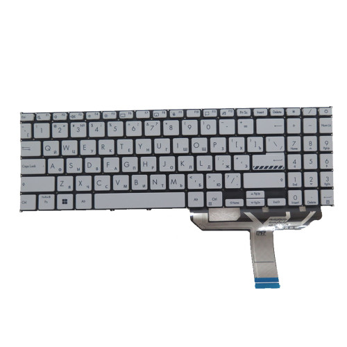 Laptop Keyboard For ASUS Vivobook 16X S1603IA Without Frame Gray Russian RU Without Backlit