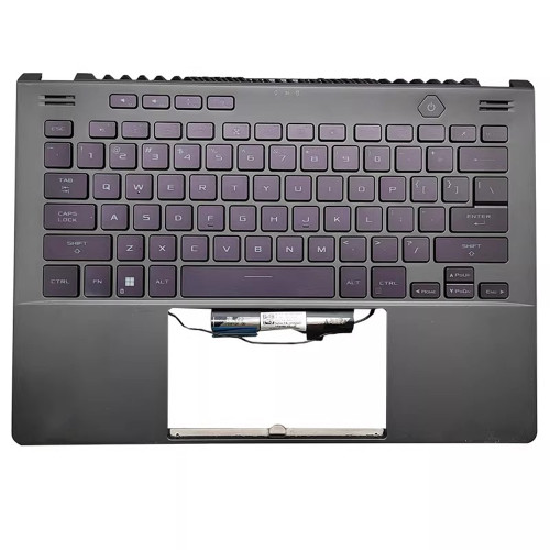Laptop PalmRest&keyboard For ASUS ROG Zephyrus G14 GA402R GA402RK GA402RJ Gray Top Case Black United States US keyboard With Backlit Used