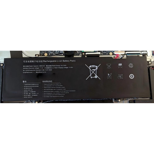 Laptop Battery For Ninkear A15 Pro 2025 11.4V 4800mAh 54.72Wh 10PIN9Lines New