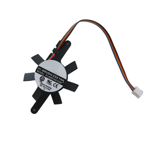 Cooling Fan For Powerlogic PLD05010S12HH ZP DC12V 0.25A Hole Spacing 58mm 4-Wire New