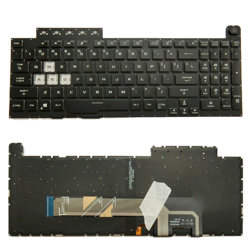 Laptop Keyboard For ASUS TUF Gaming A15 FX506QM FX506QR Black US United States English With Backlit