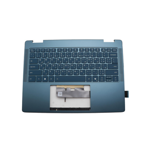 Laptop PalmRest&keyboard For Lenovo Yoga 7 2-in-1 14AGP11 Arabia AR 5CB1U62520 With Backlight Non-FingerPrint Blue New