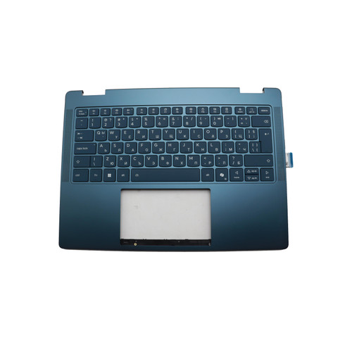 Laptop PalmRest&keyboard For Lenovo Yoga 7 2-in-1 14AGP11 Bulgaria BG 5CB1U62517 With Backlight Non-FingerPrint Blue New