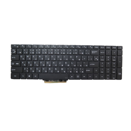 Used Laptop Monochrome Backlit For MB35016004 F0201-XS-004 Japanese JP Black (Missing keycaps) 90% New