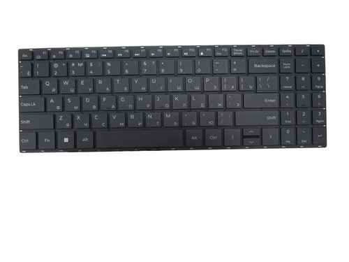 Laptop Keyboard For TECNO MEGABOOK T1 15.6 T15AA Russian RU Black Without Frame With Backlit