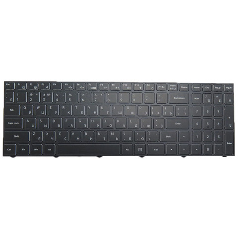 Laptop No Backlit Keyboard For CVM18H93SU9430G5 6-80-NL710-56A-1D1 Russian RU Black Frame New