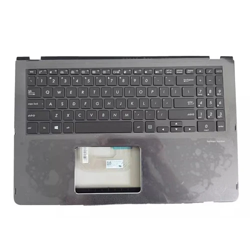 Laptop PalmRest&Keyboard For ASUS Zenbook Flip 90NB0G41-R30690 SG-89000-XUA 0KNB0-5631US00 Black Upper Case with Black United States US Keyboard
