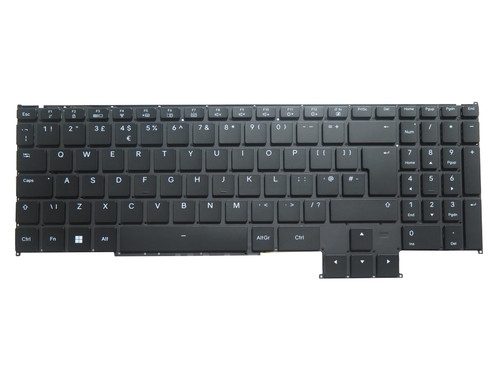 Laptop Keyboard 6X6IDB2 23Q1B-UK KBDR16A008-6063  KT0123Q3BK59UKA00 United Kingdom UK Black With RGB Backlit