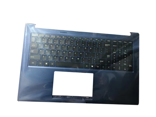 Laptop PalmRest&keyboard For MB3508002 61.174HCK602A01 Blue TOP Case With Backlit United States US Black keyboard