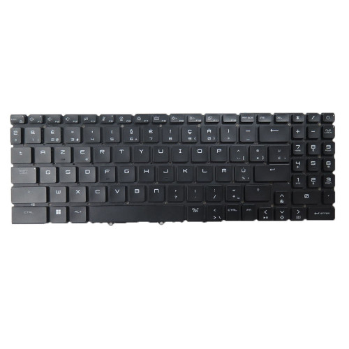 Laptop Per Key RGB Backlit Keyboard For MSI NSK-FG2ABN 1A 9Z.NL4BN.A1A S1N3EBE263D10 S1N-3EBE263-D10 Belgium BE Black No Frame New